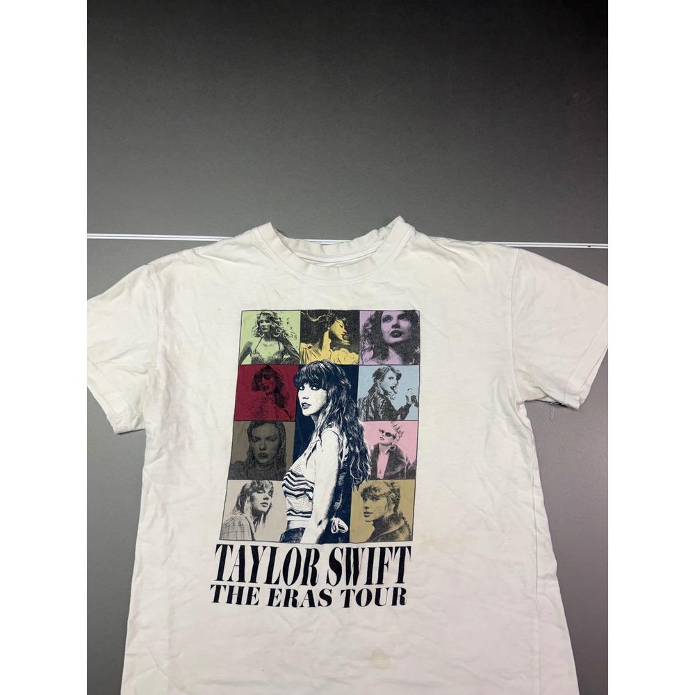 Taylor Swift The Eras Tour 2023 Concert T-Shirt White Graphic Tee US Dates